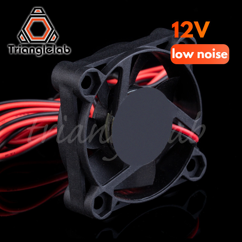 R Trianglelab pieza de impresora 3D DC 12V/24V 2P 4010 40*40*10mm ventilador sin escobillas enfriador 4010s ventilador de refrigeración con cable de 100mm