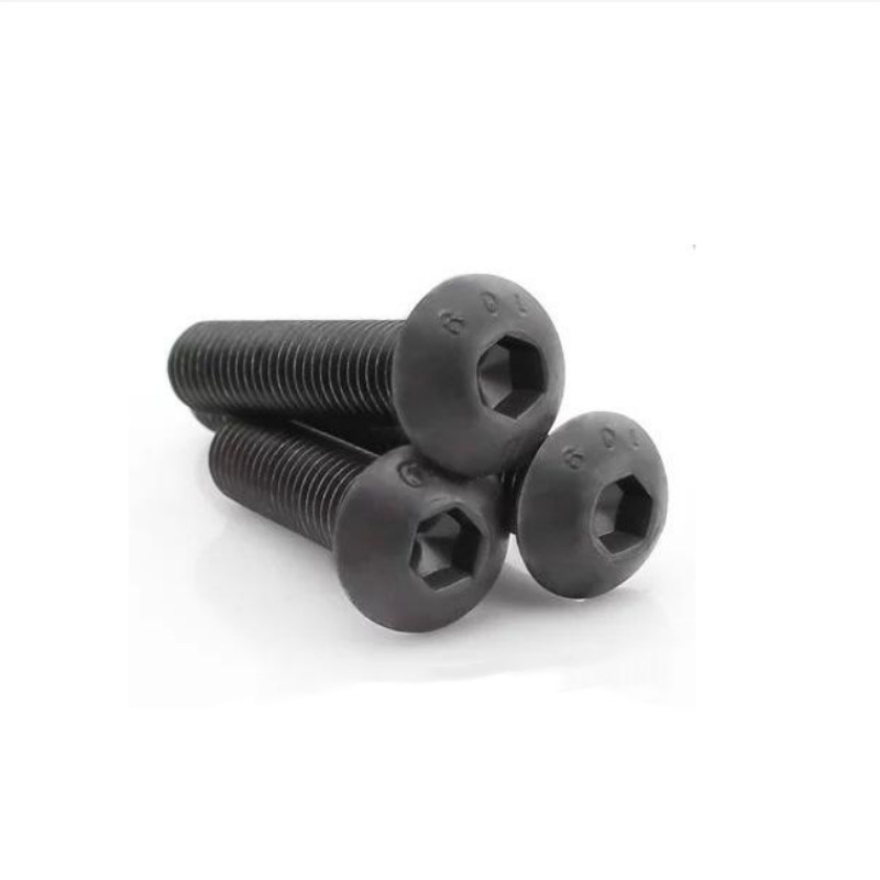 Tornillos de cabeza de botón hexagonal de acero al carbono, clase ISO7380, M2, M2.5, M3, M4, 10,9, 50 unidades por lote