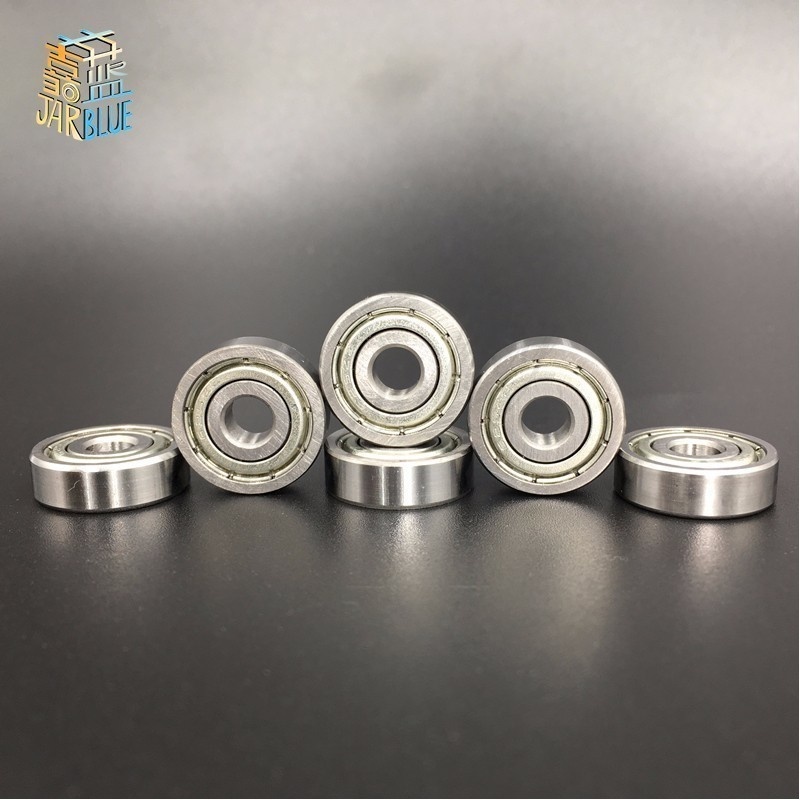 Rodamiento de bolas de brida, piezas de impresoras 3D, rueda de polea con brida de ranura profunda, 608zz, 623zz, 624zz, 625zz, 635zz, 626zz, 688zz, 10 unidades