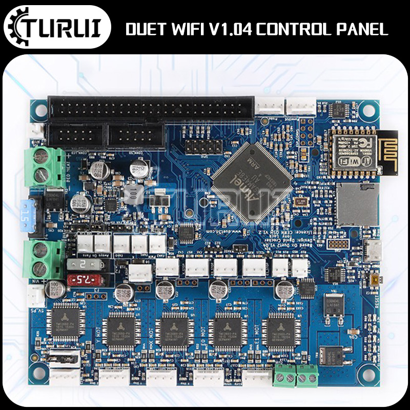 Duet2 Wifi V1.04 v1.06 placa base Duet Maestro opcional, 5 pulgadas, 7 pulgadas, pantalla a Color, impresora 3d