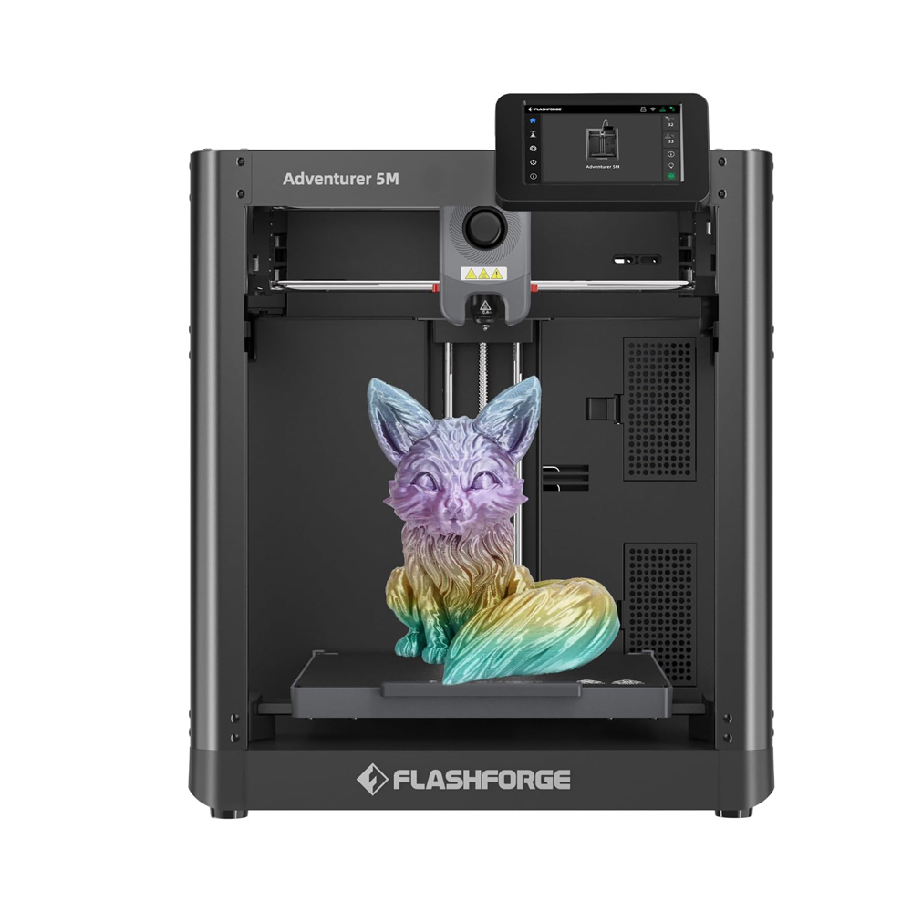 Flashforge Adventurer-impresora 3D FDM, Kit de bricolaje, máx. 600 mm/s, impresión rápida de Alta Velocidad fuera de caja, boquilla desmontable rápida, ventilador Dual