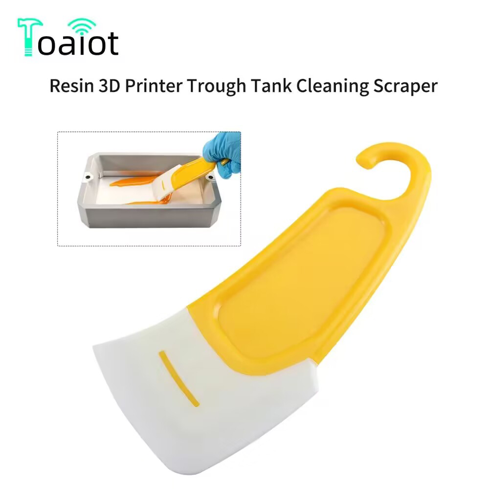 Raspador de limpieza de tanque de resina de curado ligero, accesorios para impresora 3D Anycub Photon Elego MARS LCD DLP SLA, 1 ud.